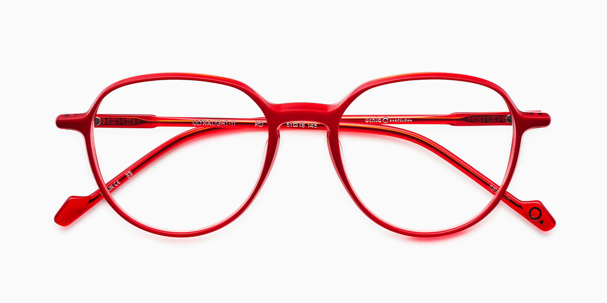 Etnia Barcelona Ultra Light 11 RD Men's Eyeglasses Red Size 51 (Frame Only) - Blue Light Block Available