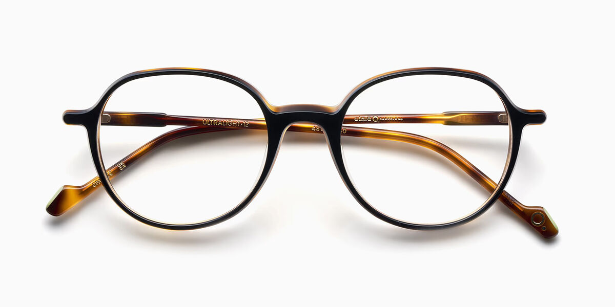 Etnia Barcelona Ultra Light 12 BKHV Womens Glasses Black Size - Free Lenses - HSA/FSA Insurance - Blue Light Block Available