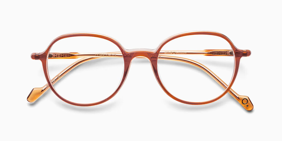 Etnia Barcelona Ultra Light 12 BROG Women's Eyeglasses Brown Size 48 (Frame Only) - Blue Light Block Available