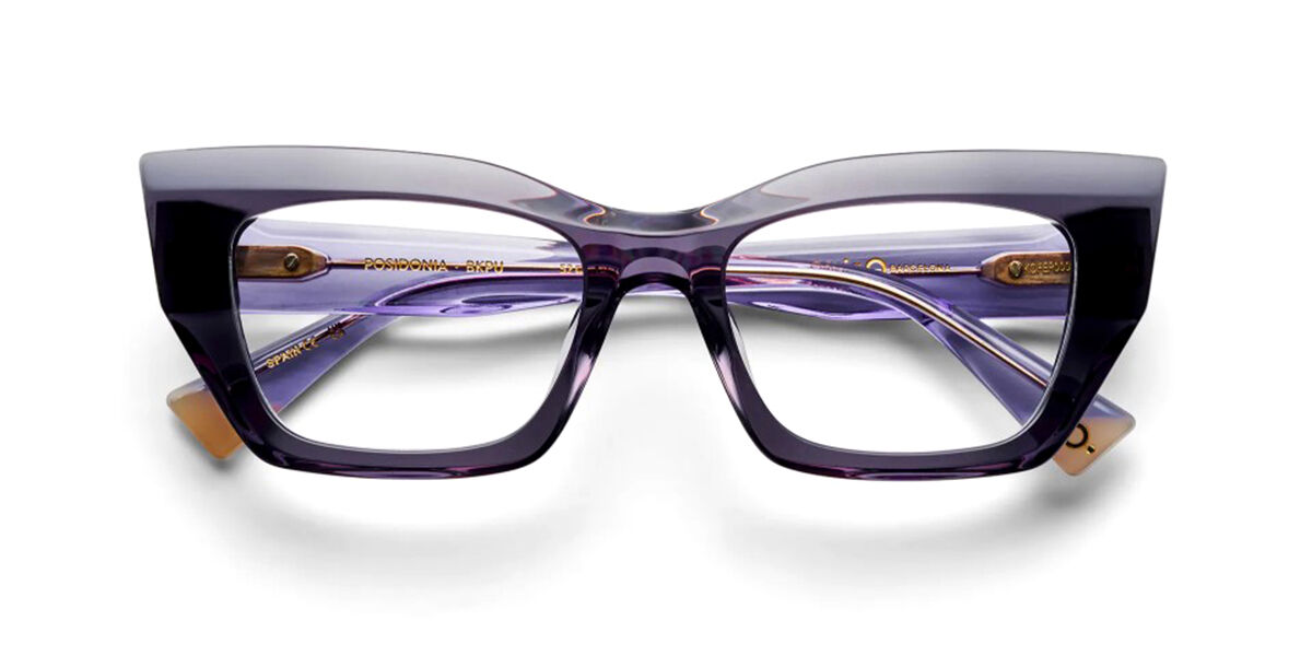 Etnia Barcelona Posidonia BKPU Women's Eyeglasses Purple Size 52 (Frame Only) - Blue Light Block Available