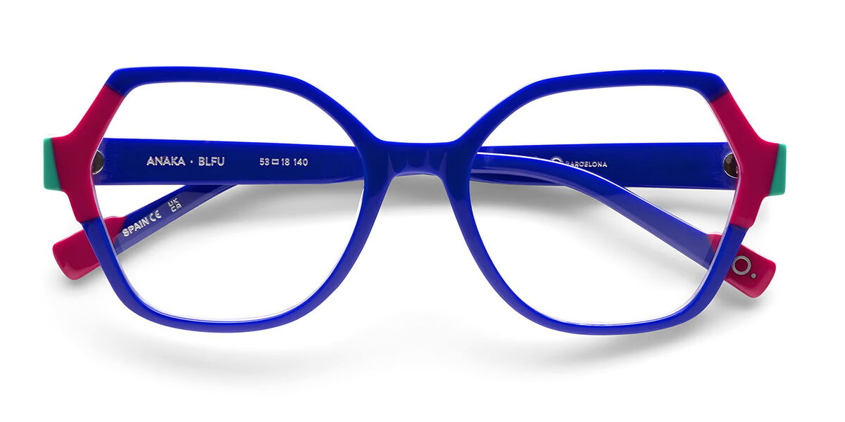 Etnia Barcelona Anaka BLFU Women's Eyeglasses Blue Size 53 - Blue Light Block Available