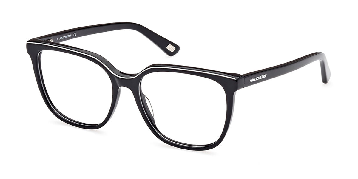 Skechers SE2207 001 Glasses Shiny Black | VisionDirect Australia