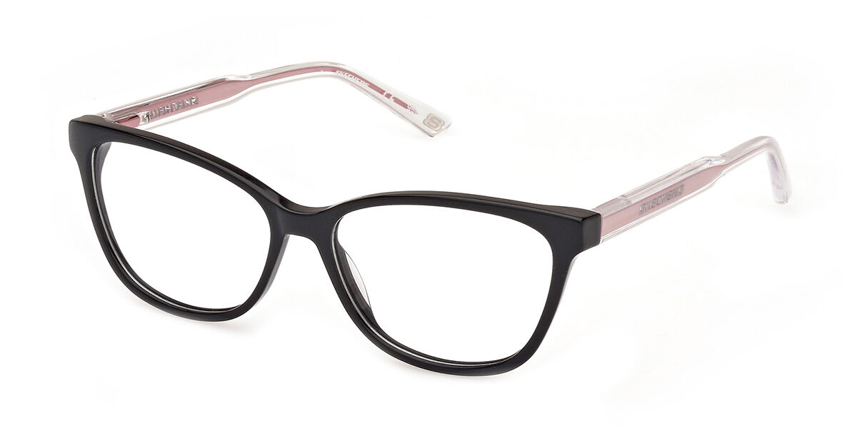 Skechers SE2245 001 Women's Eyeglasses Black Size 53 (Frame Only) - Blue Light Block Available