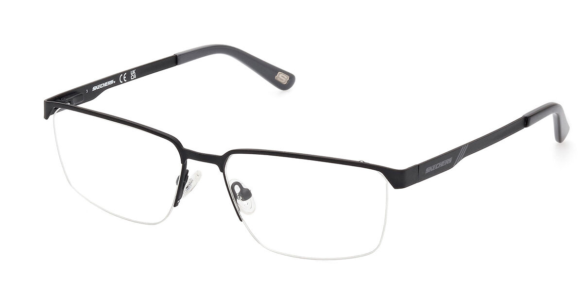 Skechers SE3375 002 Men's Eyeglasses Black Size 56 (Frame Only) - Blue Light Block Available