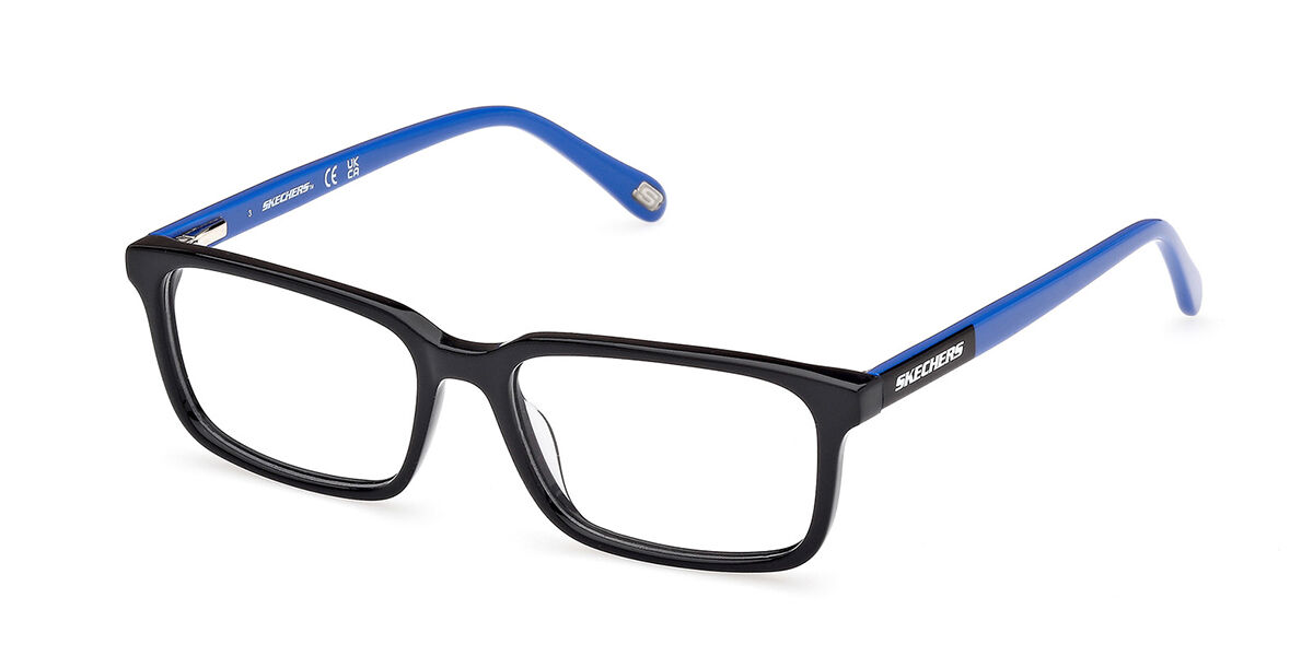 Skechers SE50012 Kids 001 Kids' Eyeglasses Black Size 48 (Frame Only) - Blue Light Block Available