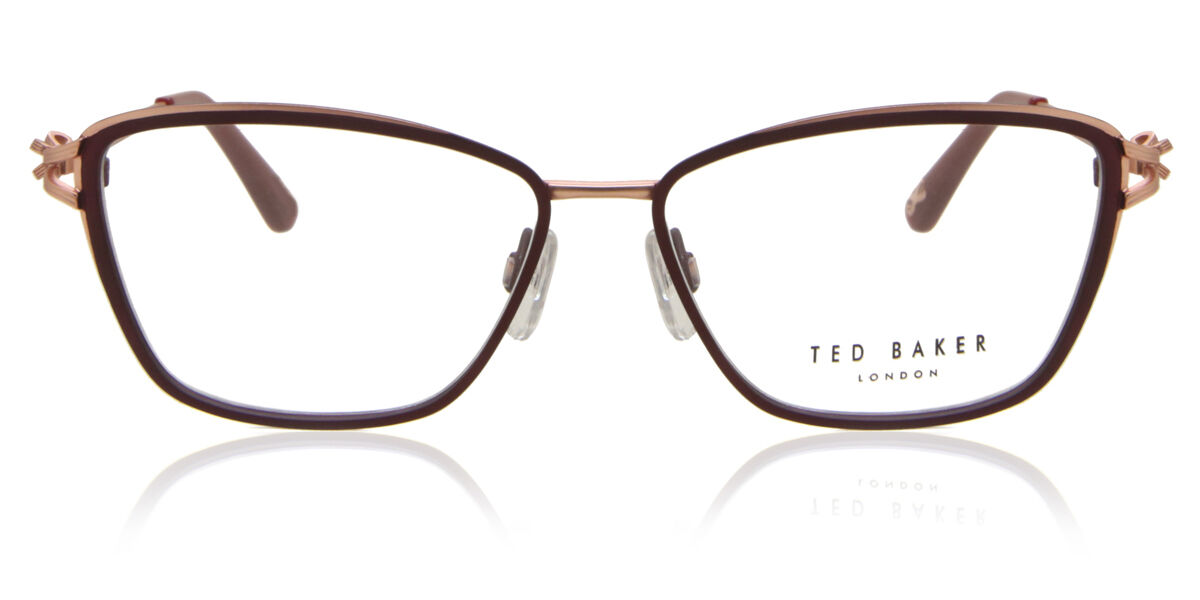 Photos - Glasses & Contact Lenses Ted Baker TB2245 Tula 244 Women's Eyeglasses Burgundy Size 54 (F 