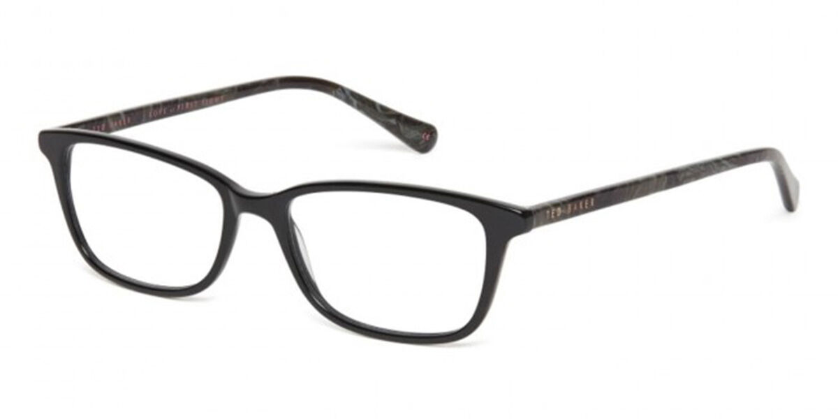 Photos - Glasses & Contact Lenses Ted Baker TB9162 Lorie 001 Women's Eyeglasses Black Size 52  - Blue Light Block Available (Frame Only)