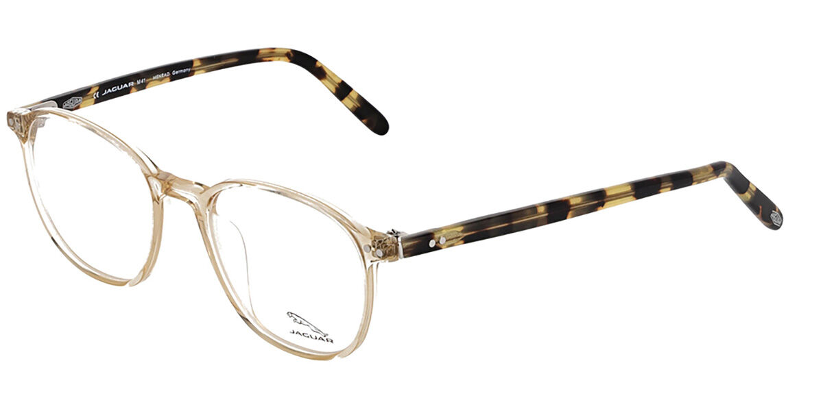 Lunettes Vintage Jaguar 419/061 Or Marron - Monture Ovale Métal, Unisexe, Neuf Sans étiquette