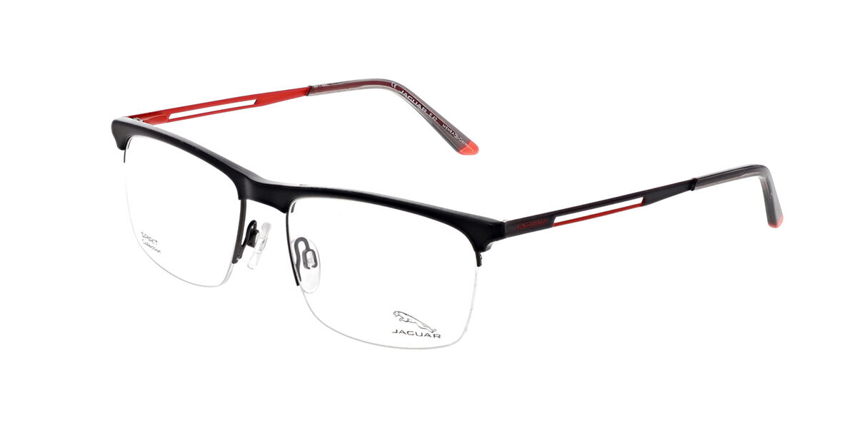 Jaguar 3611 8840 56 Lentes Recetadas Para Hombre Negros