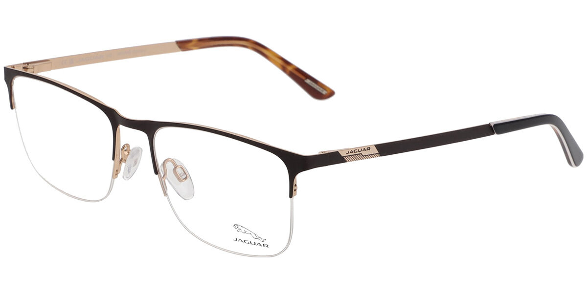 Jaguar 3116 5100 Glasses Black Gold | VisionDirect Australia