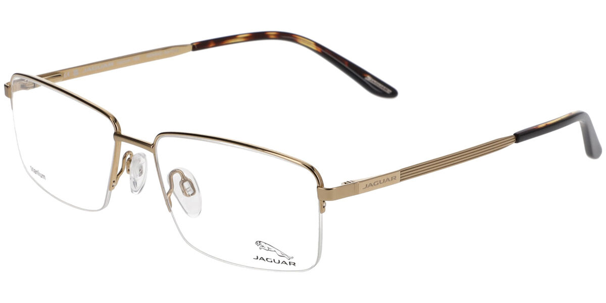 Jaguar 5063 6000 Glasses Gold | VisionDirect Australia