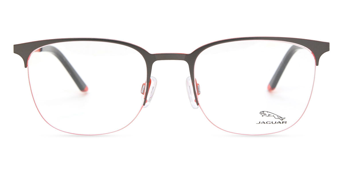 Jaguar 3624 Men's Glasses, Red, Size 53
