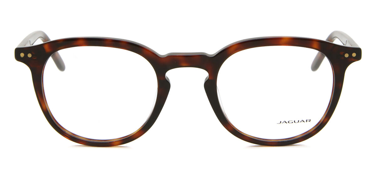 Jaguar 1710 4838 47 Sköldpaddemönstradeshell Glasögon (Endast Båge) Män