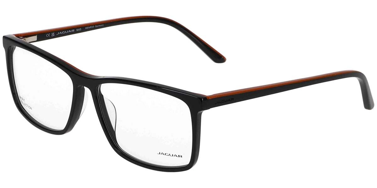 Jaguar 1526 8840 57 Svarta Glasögon (Endast Båge) Män