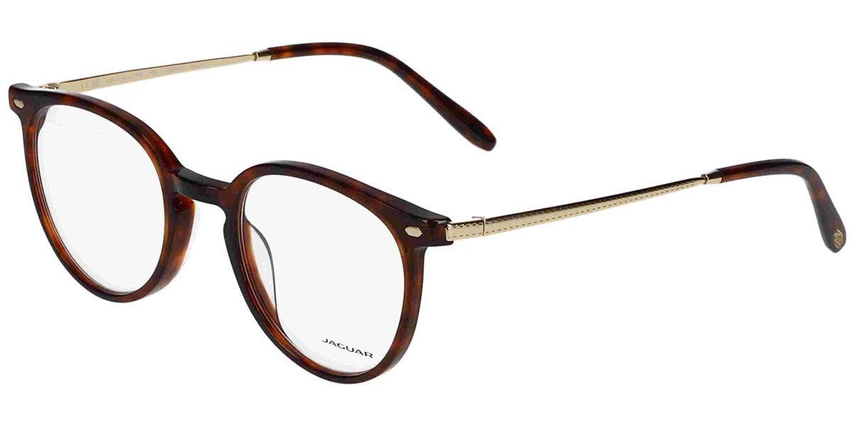 Jaguar 2708 4838 49 Sköldpaddemönstradeshell Glasögon (Endast Båge) Män