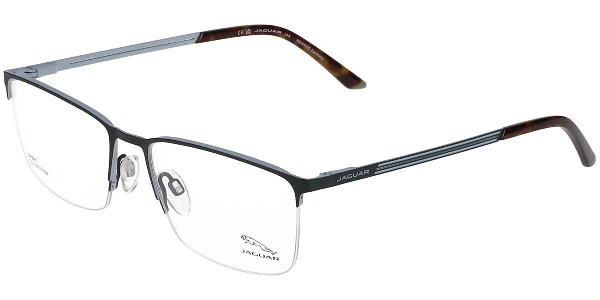 Jaguar 3630 4100 56 Gröna Glasögon (Endast Båge) Män