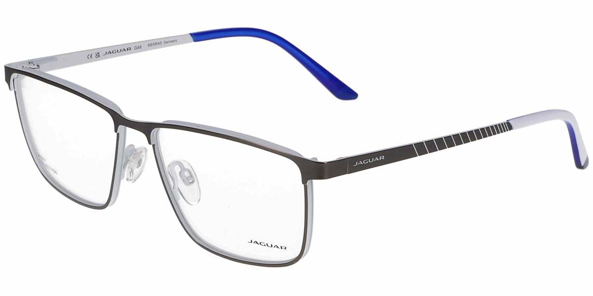 Jaguar 3644 4200 57 Gråa Glasögon (Endast Båge) Män