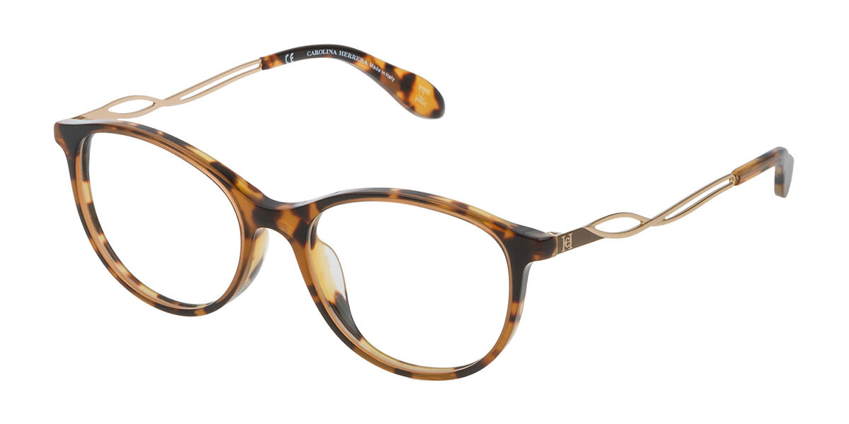 Carolina Herrera VHN590M 0ADR Eyeglasses in Tortoiseshell