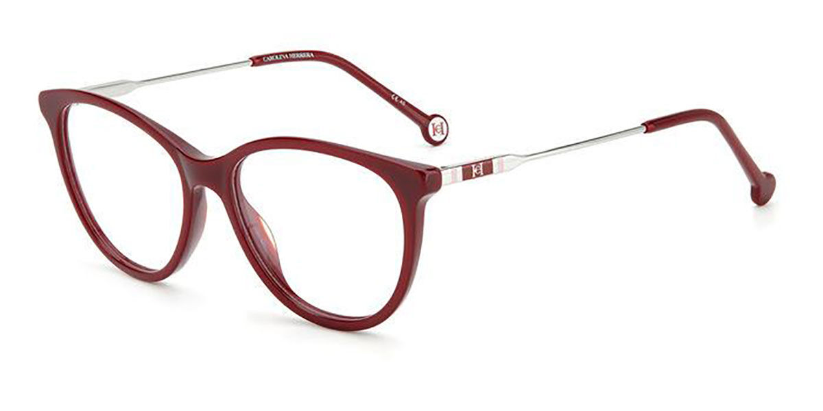 Carolina Herrera CH 0073 LHF Eyeglasses in Burgundy | SmartBuyGlasses USA