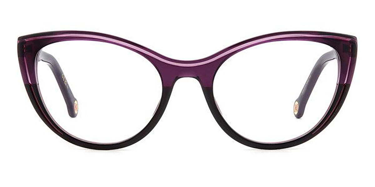 Carolina Herrera HER 0171 MW2 Cat Eye Transparent Glitter Violet Carolina Herrera HER 0171 MW2 Cat Eye Transparent Glitter Violet