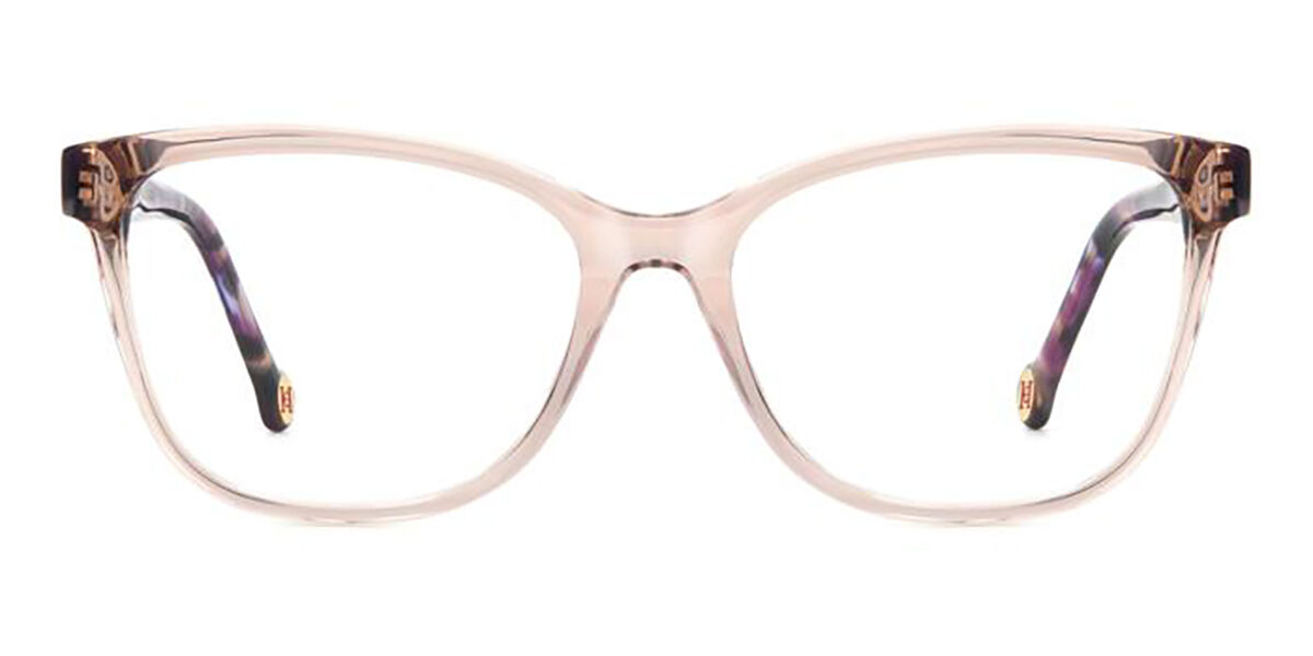 Carolina Herrera HER 0239 1EZ Eyeglasses in Transparent Nude Beige ...