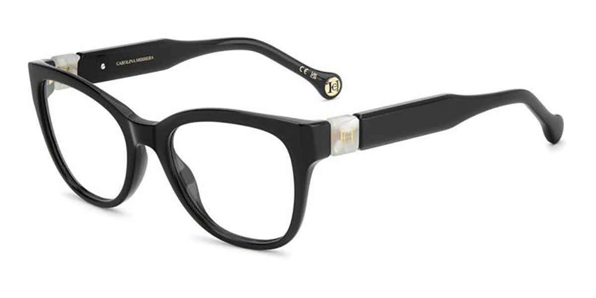Carolina Herrera HER 0372 807 52 Svarta Glas&ouml;gon (Endast B&aring;ge) Kvinna
