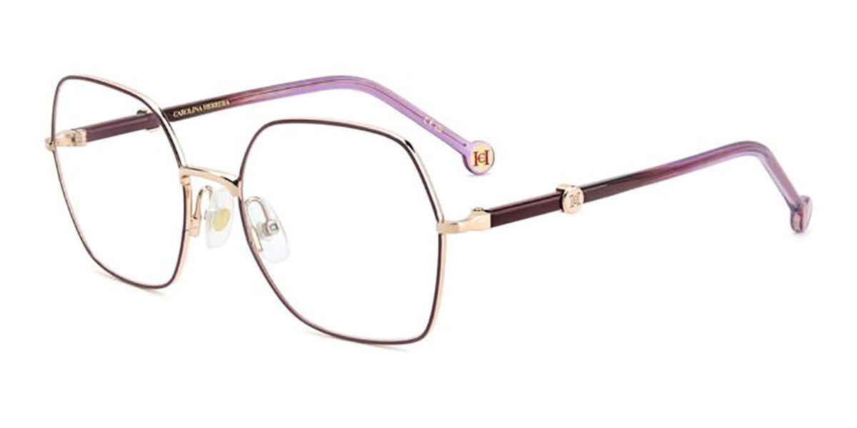 Carolina Herrera HER 0389 Women's Glasses, Burgundy, Size 54