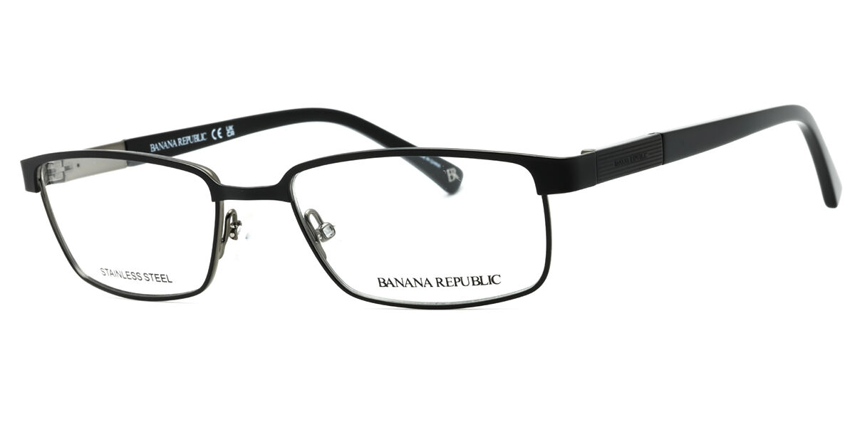 Banana Republic BR 100 0TI7 52 Svarta Glasögon (Endast Båge) Män