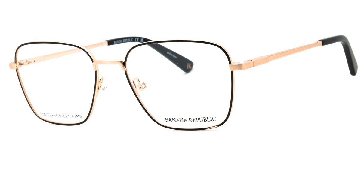 Banana Republic BR 119 0OUN 52 Guldiga Glasögon (Endast Båge) Män