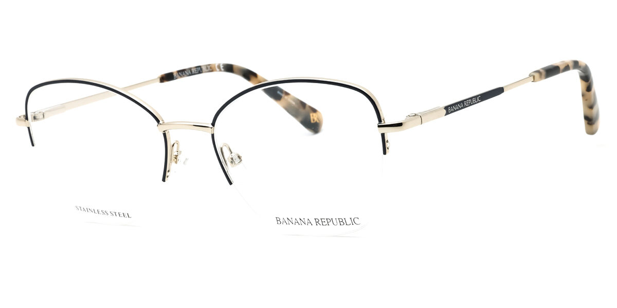 Banana Republic BR 218 0PJP 50 Blåa Glasögon (Endast Båge) Kvinna