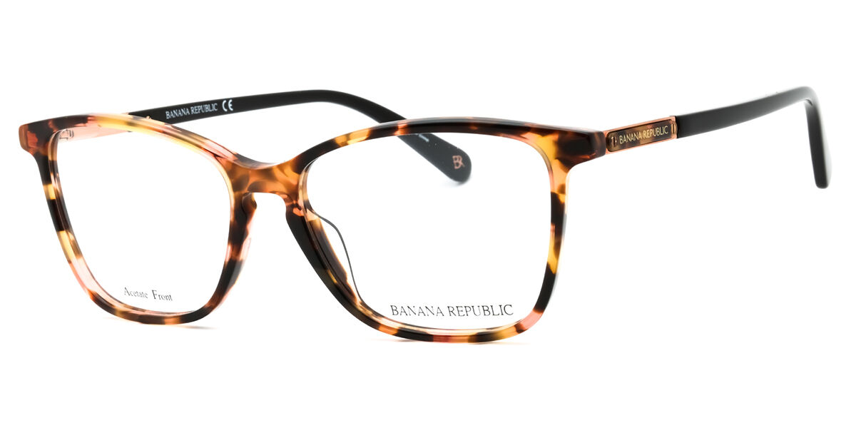 Banana Republic BR 220 0S0R 53 Sköldpaddemönstradeshell Glasögon (Endast Båge) Kvinna