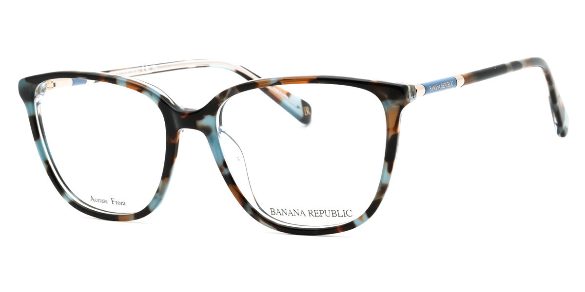 Banana Republic BR 225 0X8Q 53 Sköldpaddemönstradeshell Glasögon (Endast Båge) Kvinna