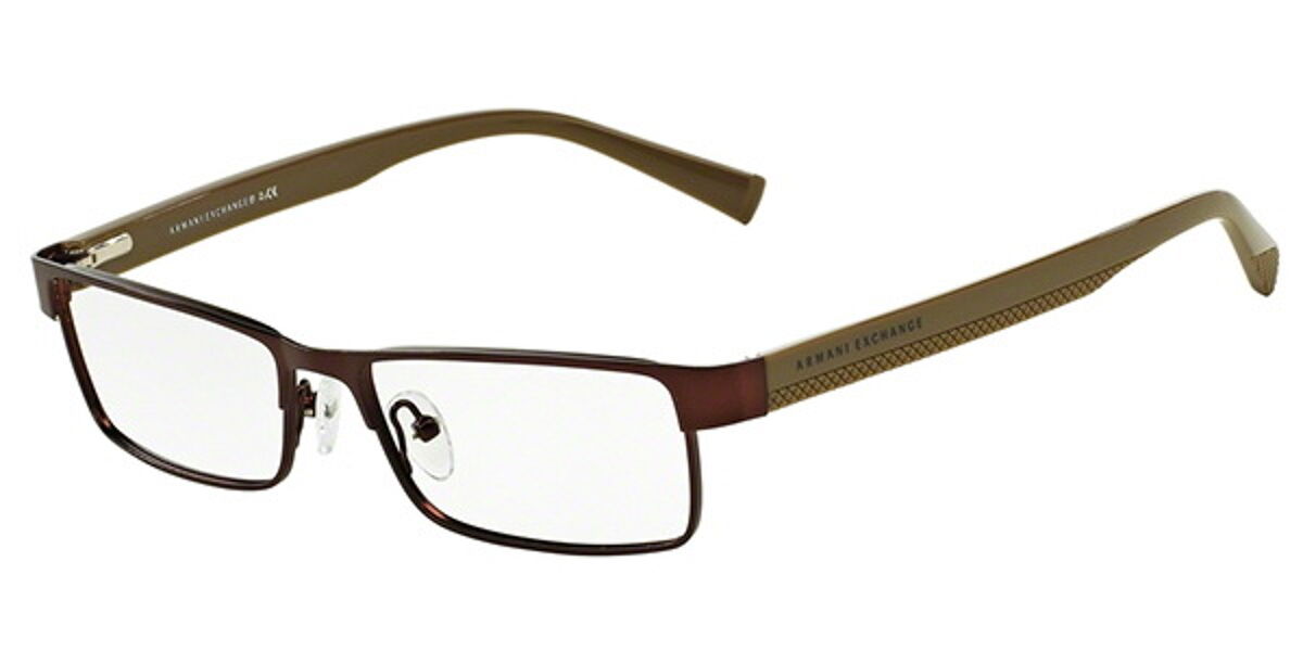 Armani Exchange AX1009 6052 Eyeglasses in Brown | SmartBuyGlasses USA