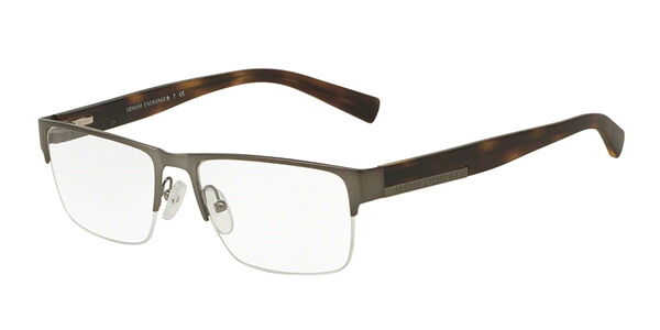 Photos - Glasses & Contact Lenses Armani Exchange  Exchange AX1018 6017 Men's Eyeglasses Brown Size 54 