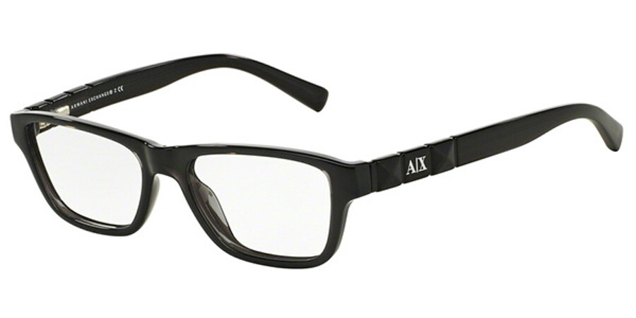 Armani Exchange AX3014F Asian Fit 8005 Glasses Clear | SmartBuyGlasses UK