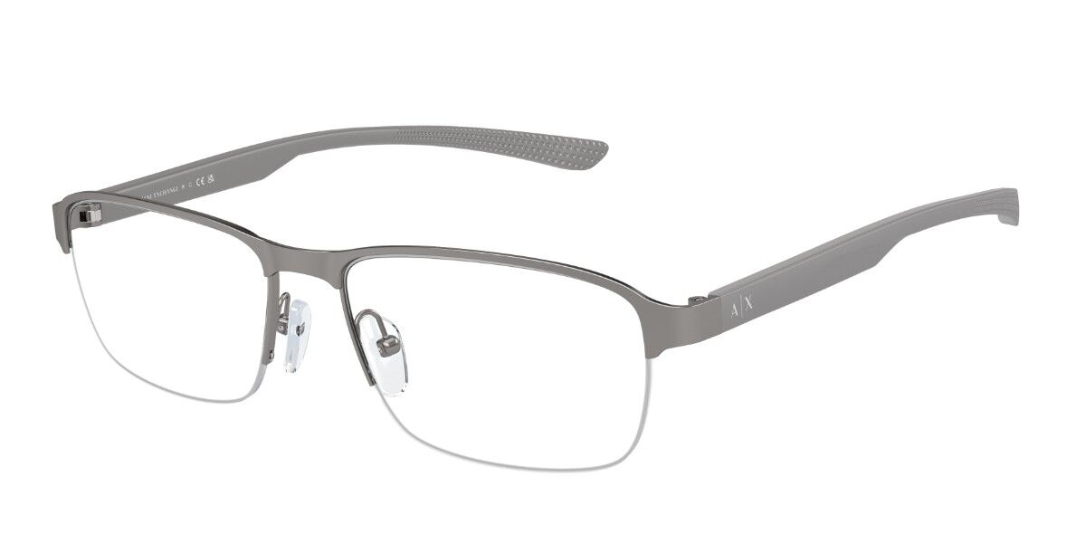 Armani Exchange AX1061 6003 57 Gunmetal Glasögon (Endast Båge) Män
