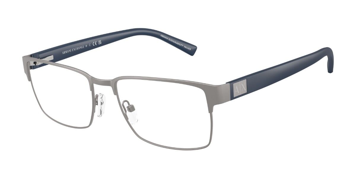 Armani Exchange AX1019 6003 54 Gunmetal Glas&ouml;gon (Endast B&aring;ge) M&auml;n