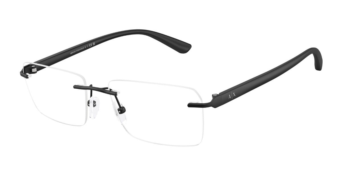 Armani Exchange AX1064 6001 56 Svarta Glas&ouml;gon (Endast B&aring;ge) M&auml;n