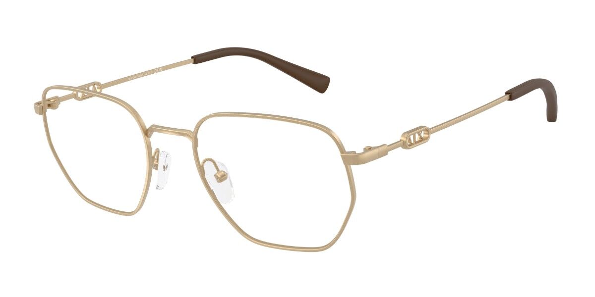 Armani Exchange AX1074 6121 53 Guldiga Glas&ouml;gon (Endast B&aring;ge) M&auml;n