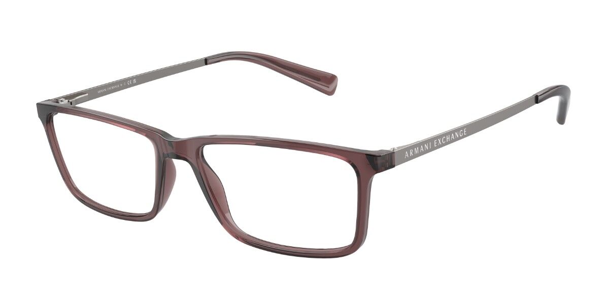 Armani Exchange AX3027F Asian Fit 8011 55 Bruna Glas&ouml;gon (Endast B&aring;ge) M&auml;n