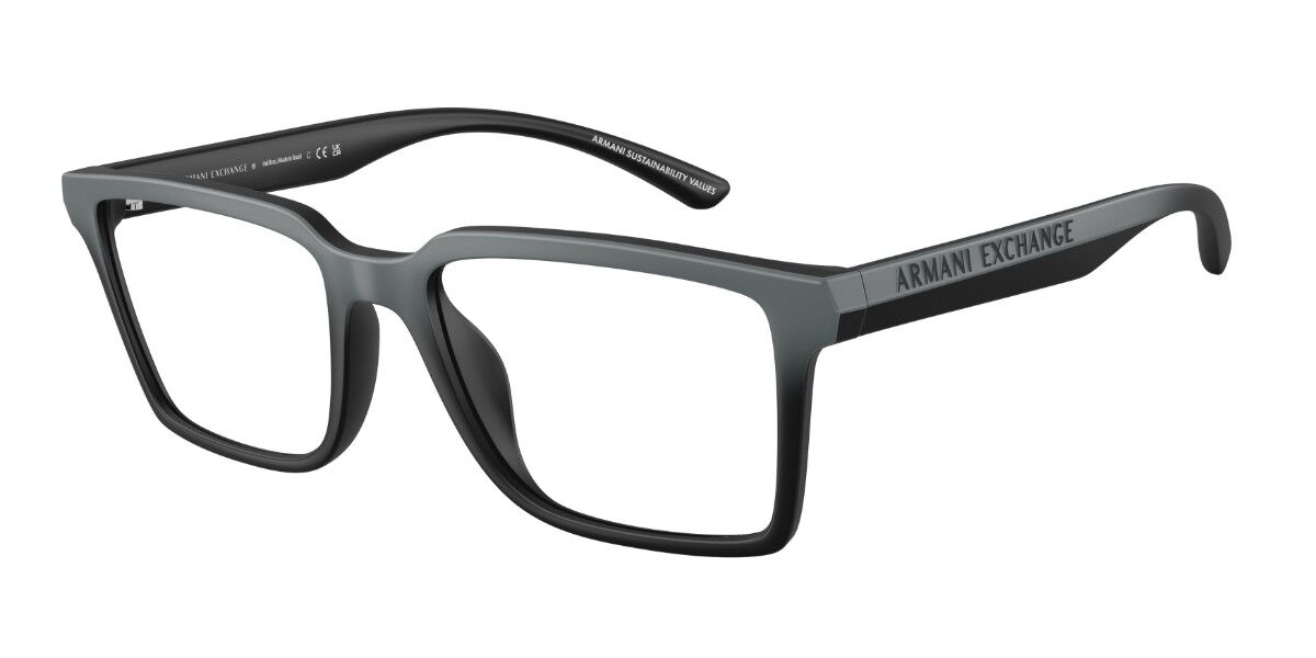Armani Exchange AX3129U Men's Glasses, Grey, Size 54