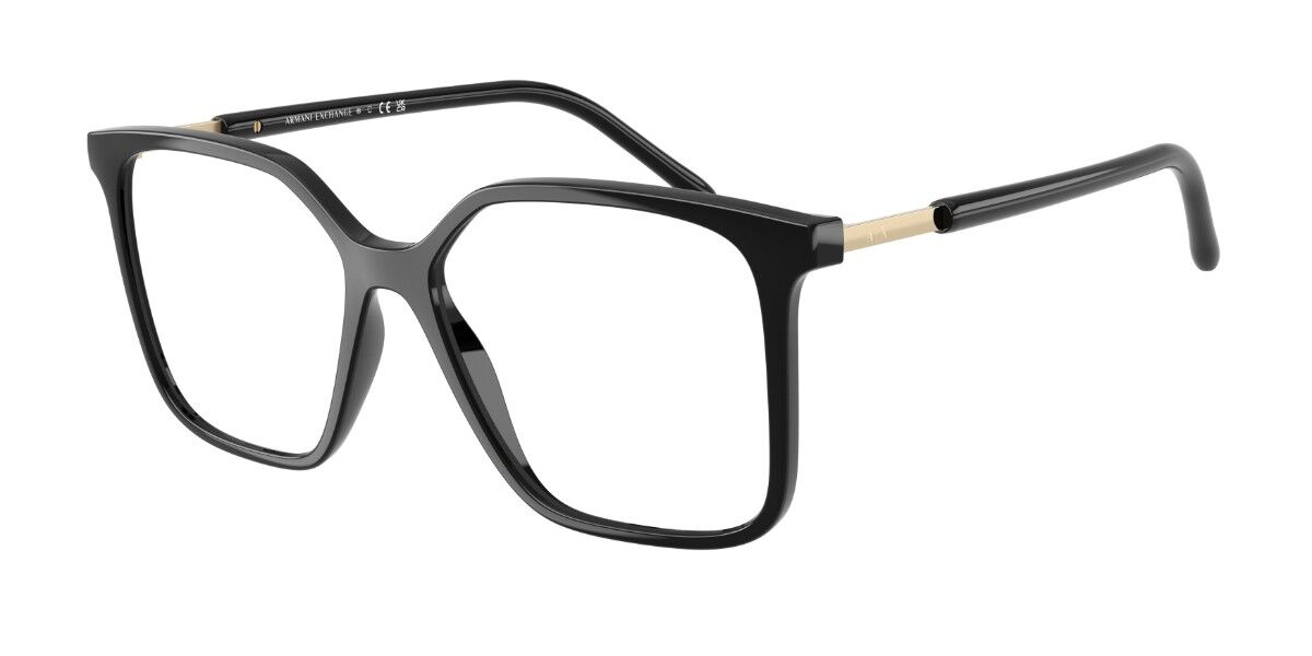 Armani Exchange AX3132F Asian Fit 8178 Women’s Glasses Black Size 53 - Free Lenses - Blue Light Block Available