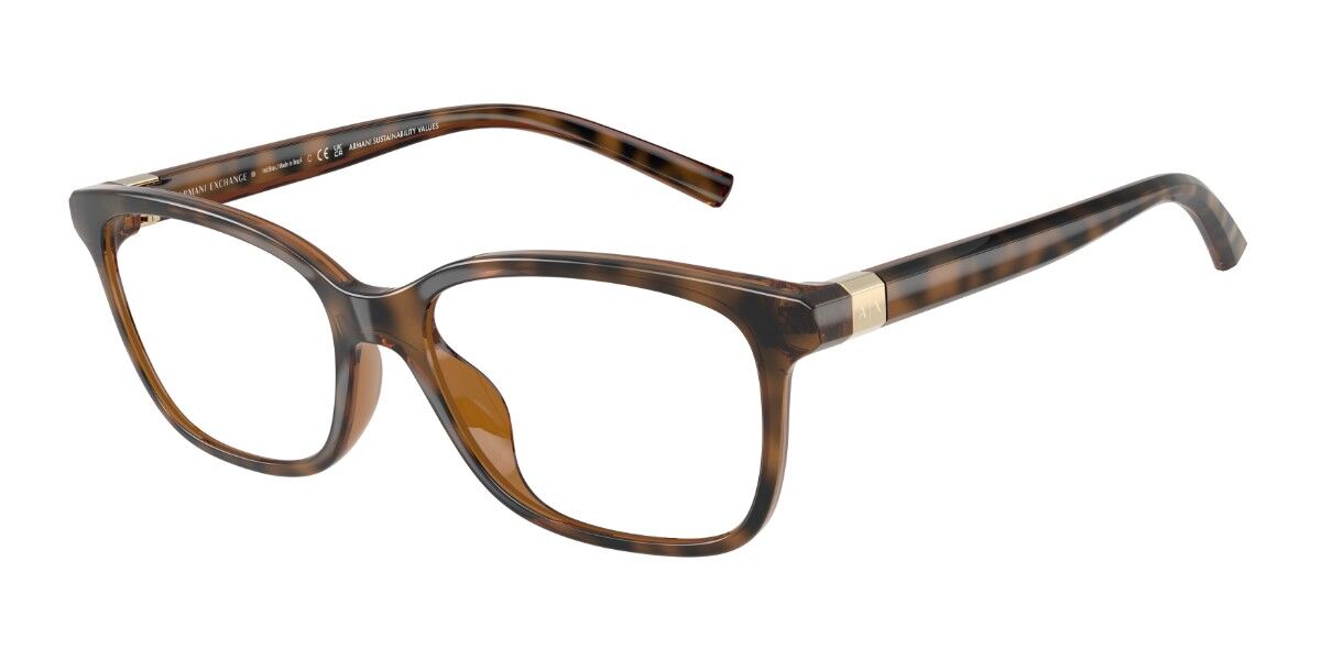 Armani Exchange AX3139U 8213 Women’s Glasses Tortoiseshell Size 53 - Free Lenses - Blue Light Block Available
