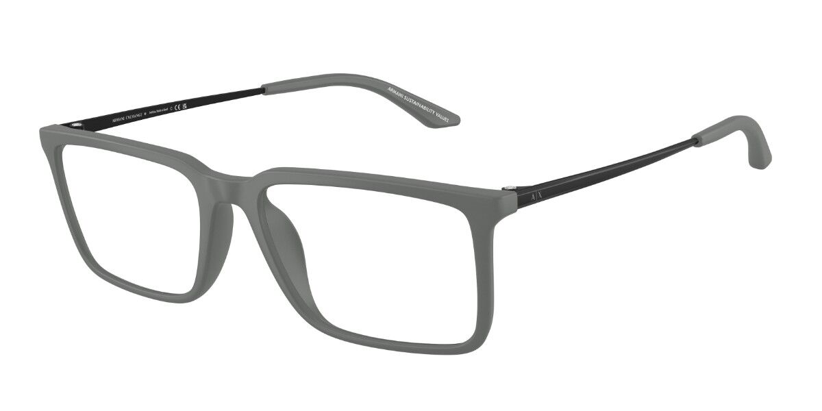 Armani Exchange AX3141U 8407 54 Gr&aring;a Glas&ouml;gon (Endast B&aring;ge) M&auml;n