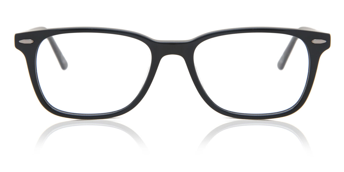 Photos - Glasses & Contact Lenses SmartBuy Collection Square Full Rim Plastic Men's Glasses Discount Online 