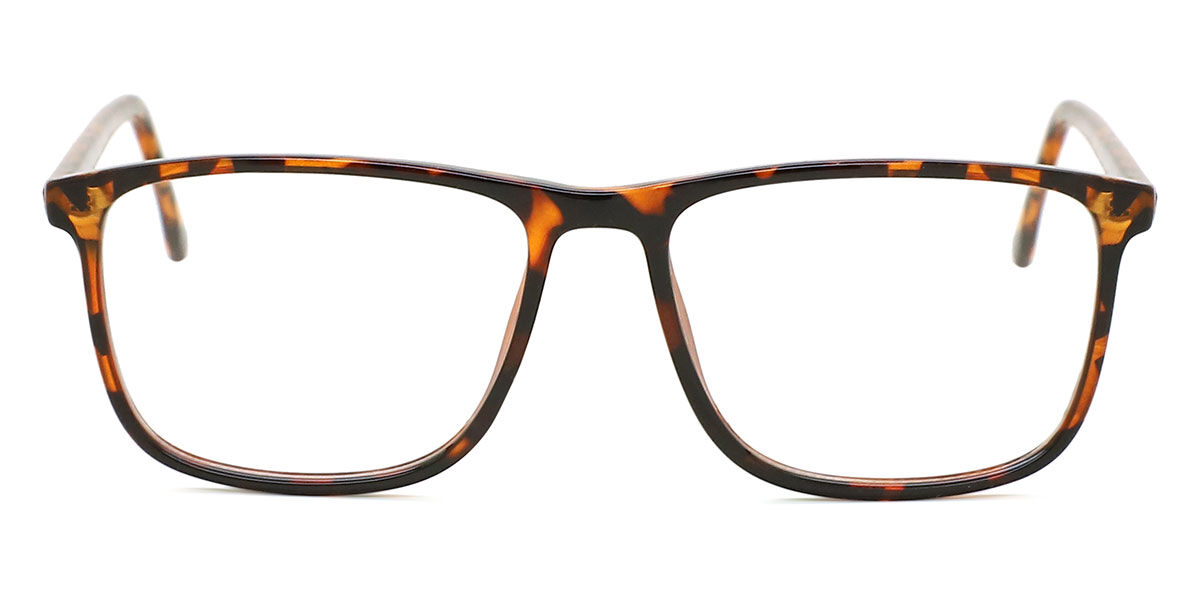 Square Full Rim Plastic Men's Prescription Glasses Online Tortoiseshell Size 54 - Blue Light Block Available - SmartBuy Collection