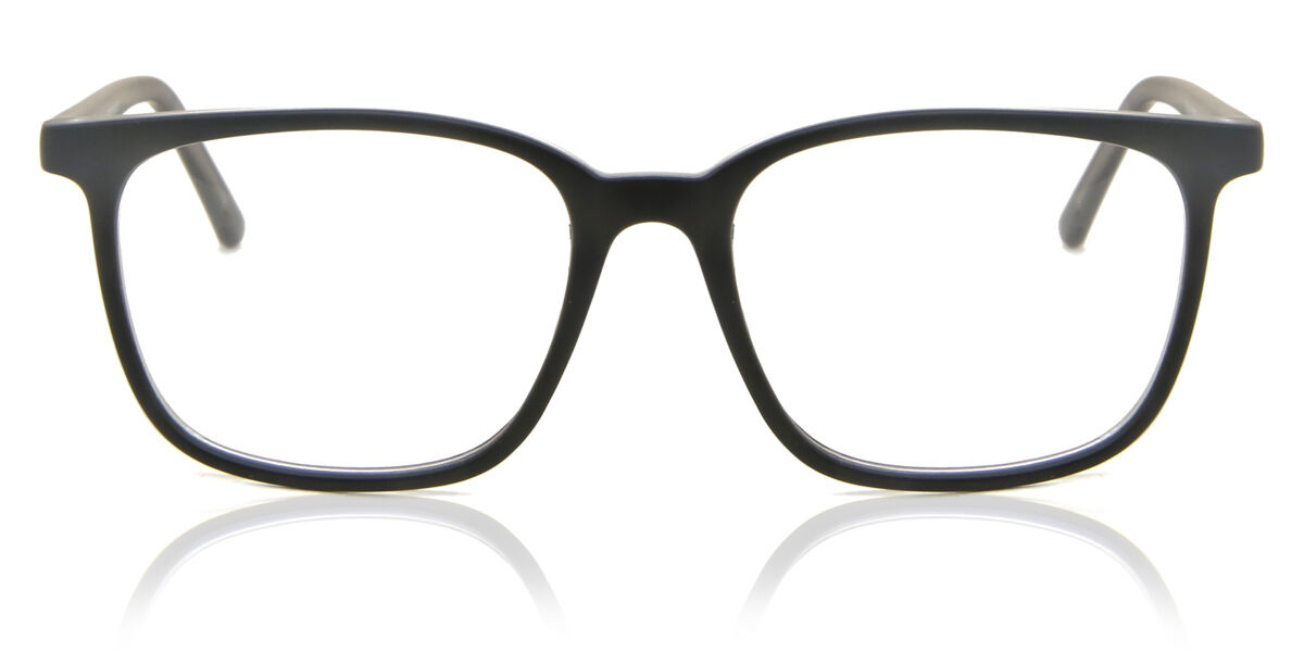 Herren Oval Vollrand Plastik Graue Brillen - Blaulichtbrille - SmartBuy Collection