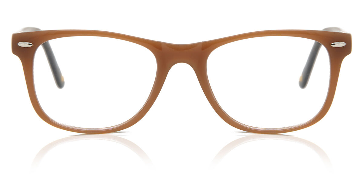 Herren Quadratisch Vollrand Plastik Braune Brillen - Blaulichtbrille - SmartBuy Collection