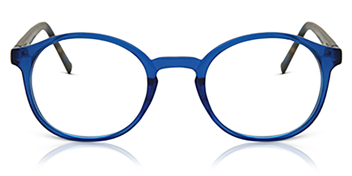 Herren Round Vollrand Plastik Blaue Brillen - Blaulichtbrille - SmartBuy Collection