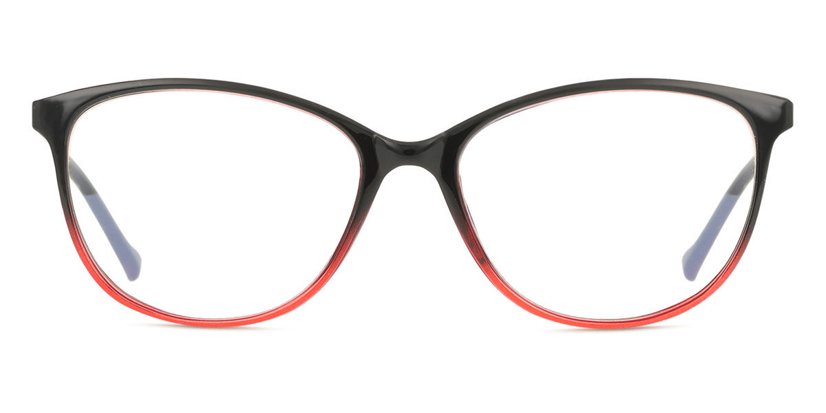 Cat Eye Armazón Completo Plastico Negros Lentes Recetadas Para Mujer - Gafas Anti-Azules - SmartBuy Collection